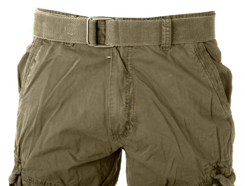 Mil-Tec Vintage Σορτς Prewash, λαδί
