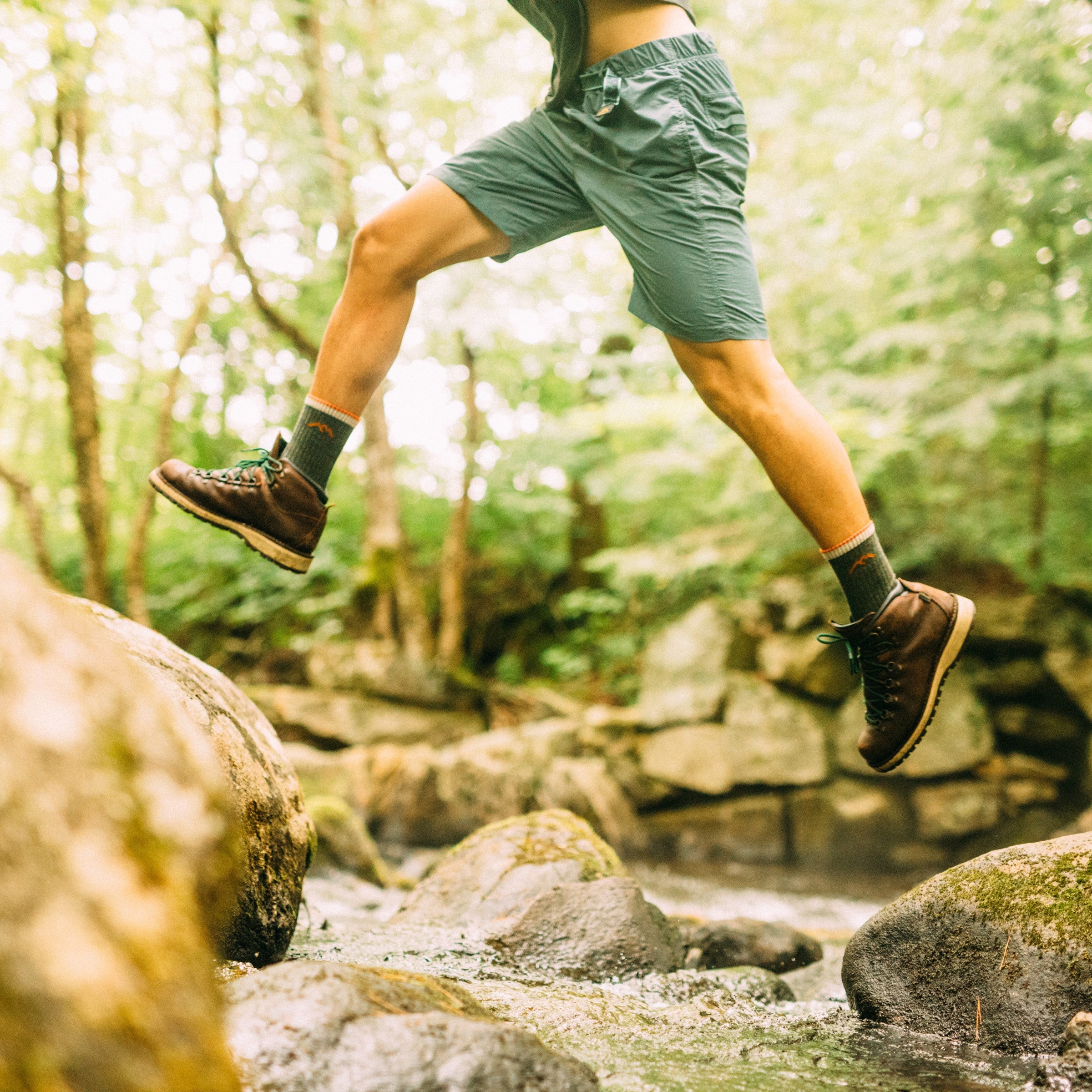 Darn Tough Hiker Micro Crew Wandersocken mit Dämpfung, Clover
