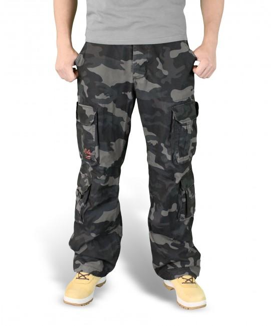 Surplus nohavice Vintage, black-camo