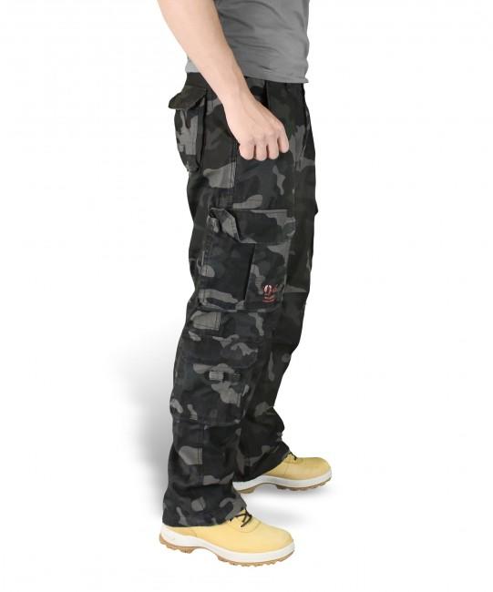 Surplus Vintage Pants, Black-Camo