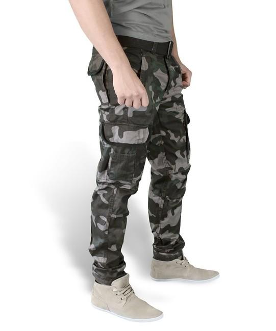 Surplus Premium Slimmy παντελόνι, black-camo