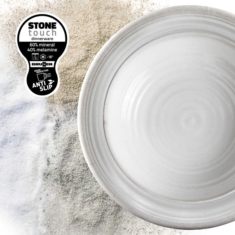 Brunner Deep Plate, White