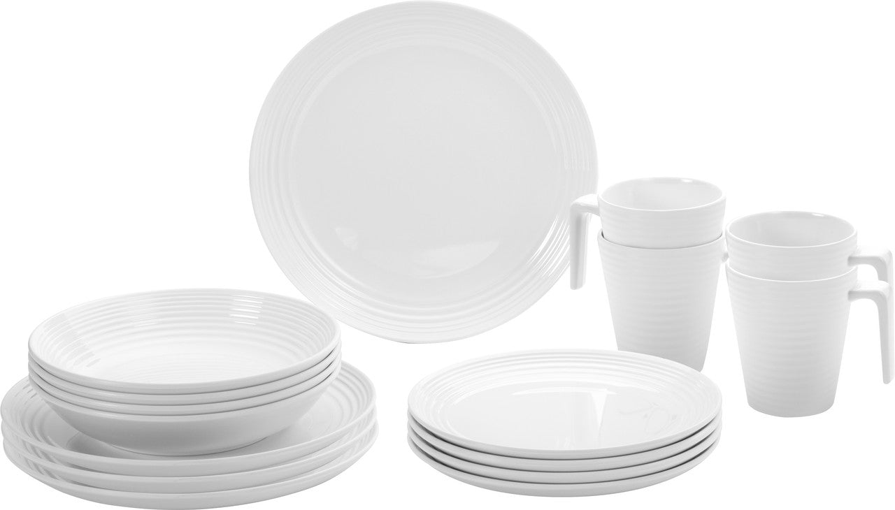 Brunner Sada kuchynského riadu Melamine Set Spherica, biela
