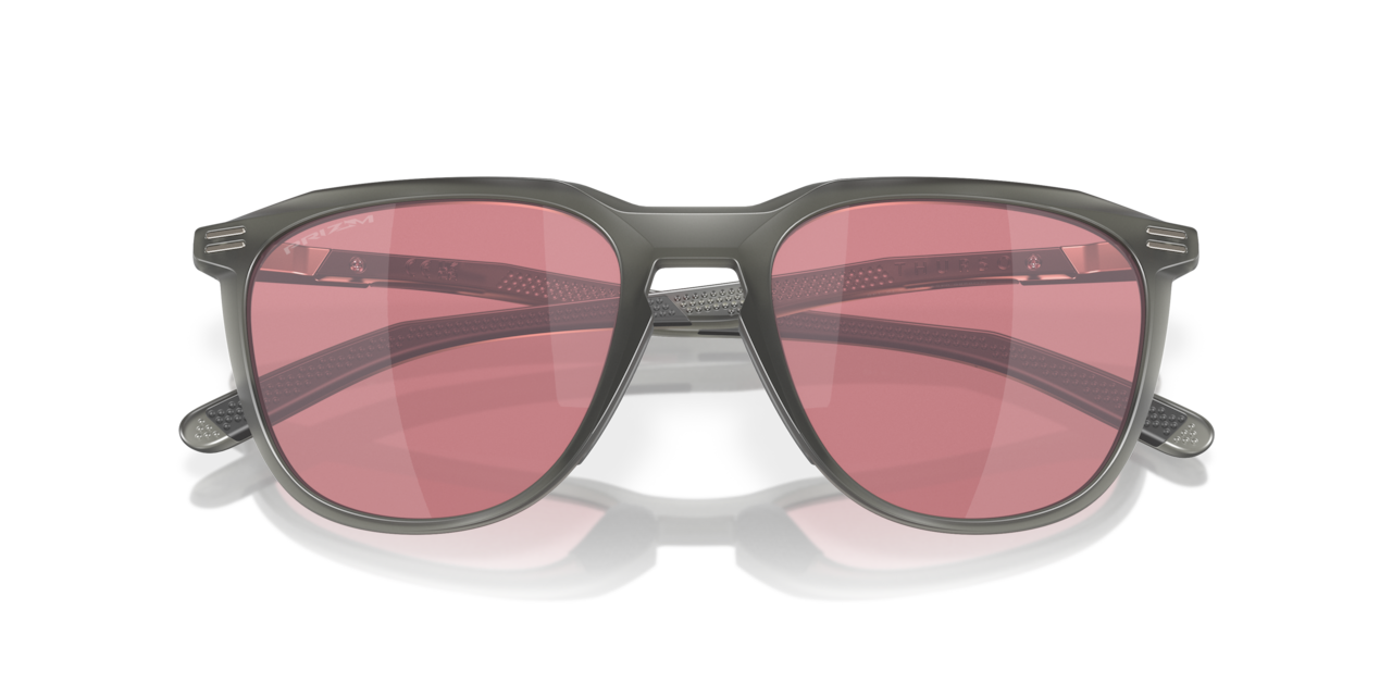 Oakley THURSO Sunglasses, Matte Grey Smoke Frame, Prizm Dark Golf Lenses, 54