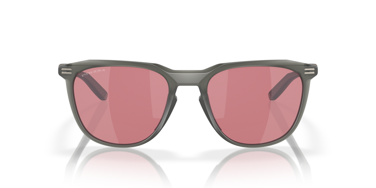 Oakley THURSO Sunglasses, Matte Grey Smoke Frame, Prizm Dark Golf Lenses, 54