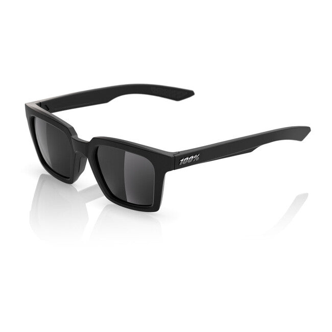 100% Sonnenbrille Erba, Soft Tact Black - Smoke Lens