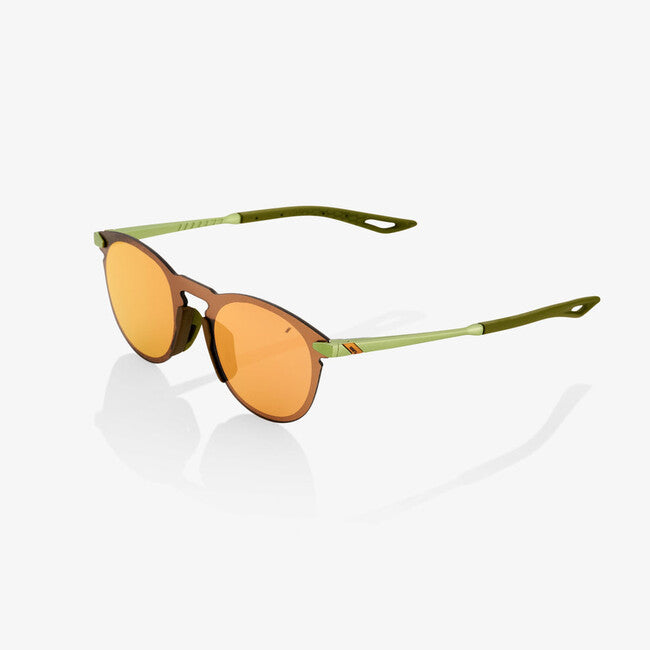 100% Sonnenbrille Legere Round, Matte Metallic Viperidae