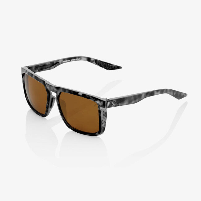 100% Sonnenbrille Renshaw, Matte Black Havana