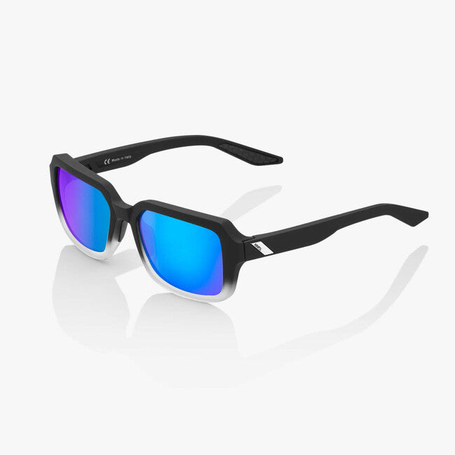 100% Sonnenbrille Rideley, Soft Tact Black / White Fade