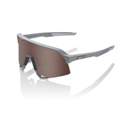 100% Sunglasses S3, Soft Tact Stone Grey