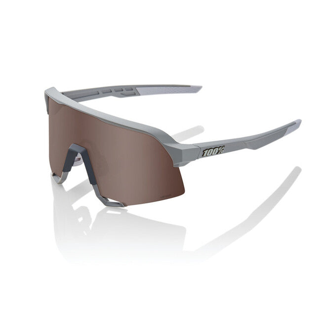 100% Sonnenbrille S3, Soft Tact Stone Grey