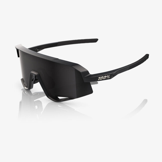 100% Sonnenbrille Slendale, Matte Black - Smoke Lens