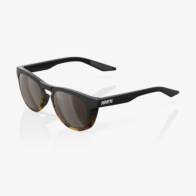 100% Sonnenbrille Slent, Soft Tact Fade Black / Havana