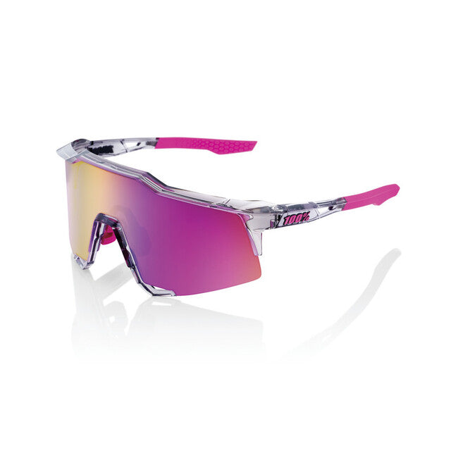 100% Sonnenbrille Speedcraft, Polished Translucent Grey