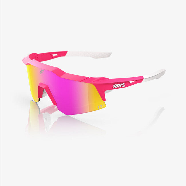 100% Sonnenbrille Speedcraft XS, Tatis 24 LE - HiPER Vital Pink Mirror