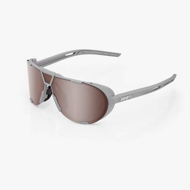 100% Sonnenbrille Westcraft, Soft Tact Stone Grey