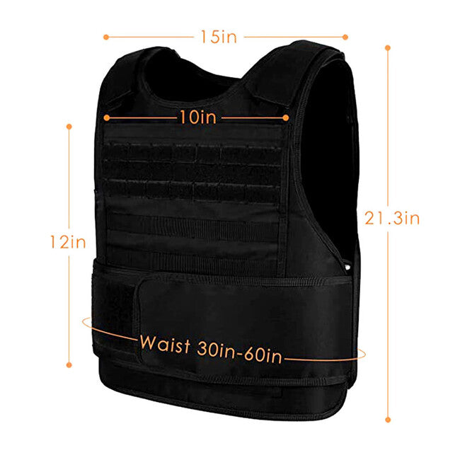 DRAGOWA TACTICAL Blackhawk taktische schutzweste, schwarz