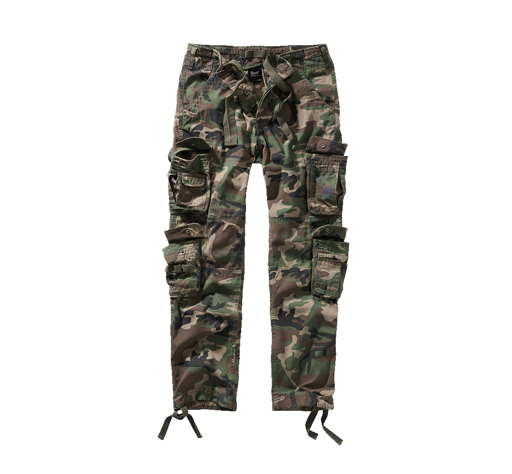 Brandit Pure Slim Fit nohavice, woodland