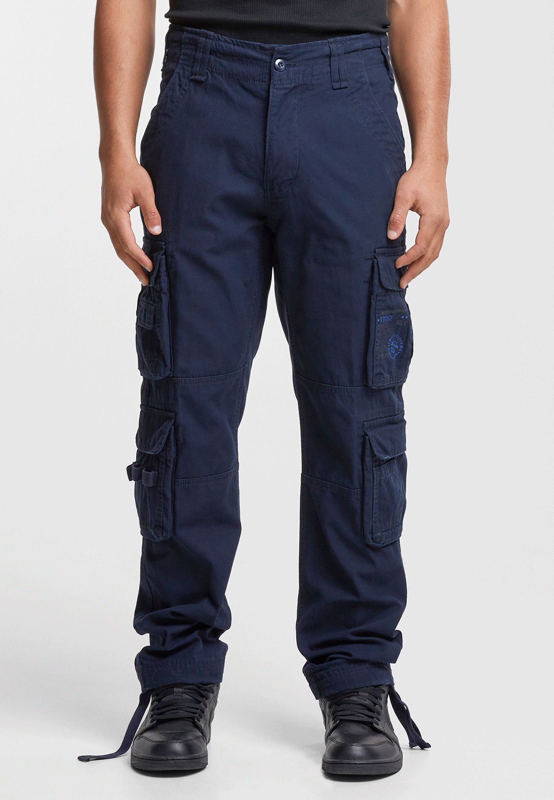 Brandit Pure Slim Fit nohavice, navy