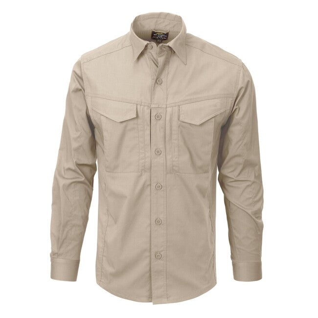 Helikon-Tex Defender Mk2 Hemd mit langen Ärmeln - PolyCotton Ripstop, schwarz