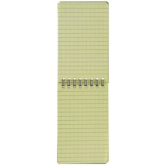 MFH Wasserfestes Notizbuch mit Spiralbindung, ca. 7,5 x 13 cm