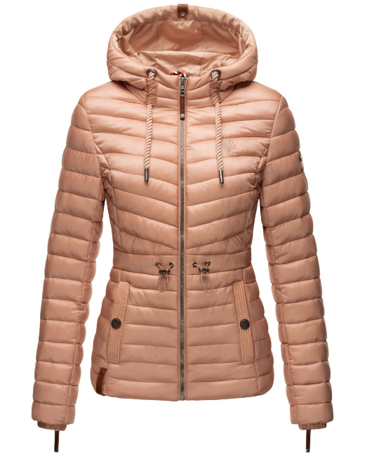 Marikoo ANIYAA damen-Übergangsjacke mit Kapuze, rosa