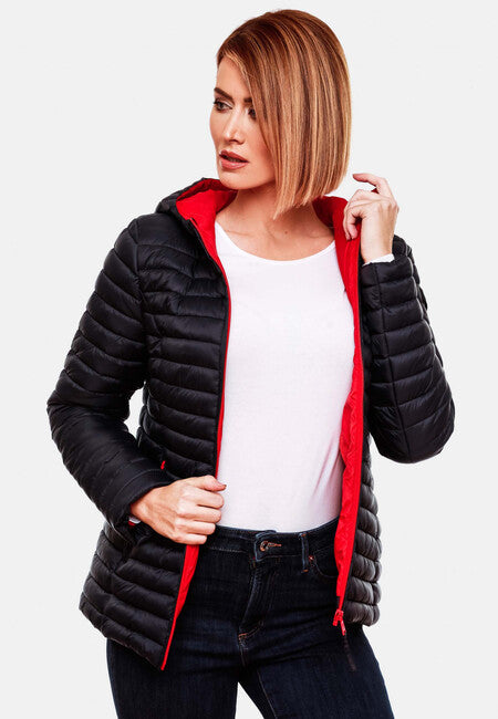 Marikoo ASRAA damen-Übergangsjacke mit Kapuze, navy