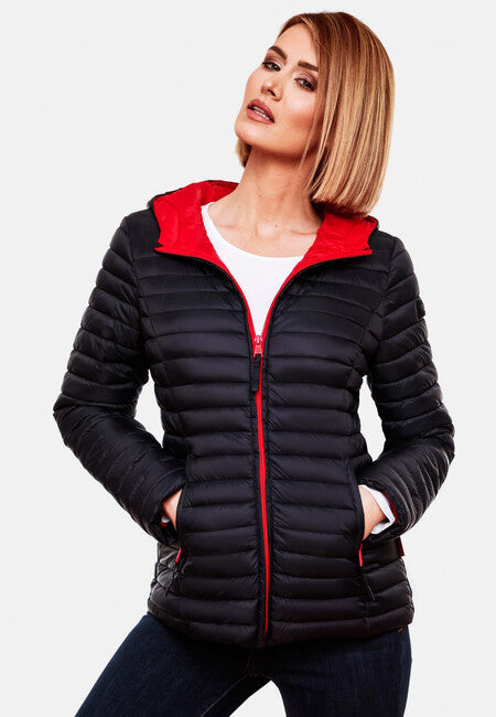 Marikoo ASRAA damen-Übergangsjacke mit Kapuze, navy