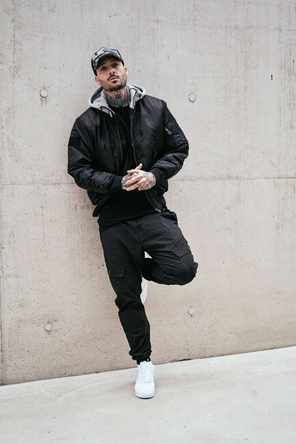 Brandit MA1 Hooded Bomber Jacket