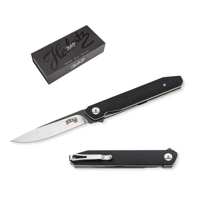 Herbertz Selektion Einhand-taschenmesser 10,5cm, schwarz G10