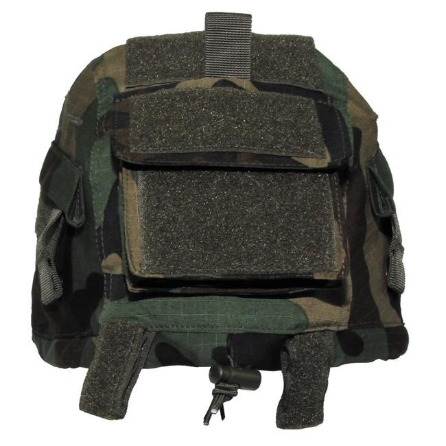 MFH Mich Helmet Cover, Woodland
