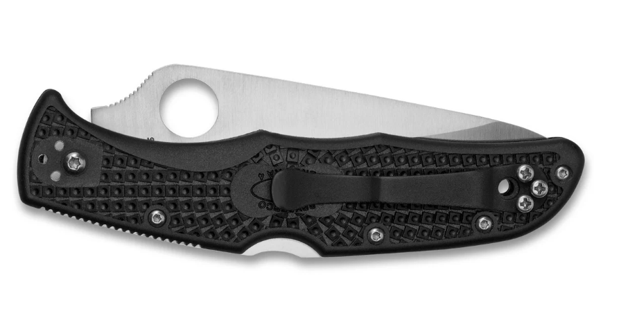 Spyderco Endura 4 Lightweight Serrated taschenmesser 9,5cm schwarz frn