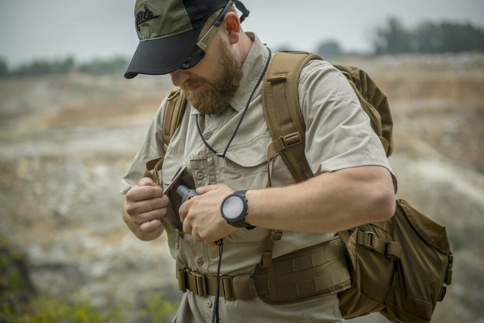 Helikon-Tex Defender Mk2 hemd mit kurzen Ärmeln - PolyCotton Ripstop - beige