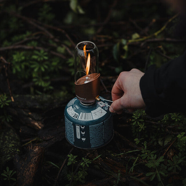 Fire Maple Gas Lantern with Borosilicate Glass, Red
