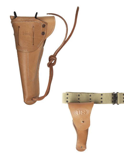 Mil-Tec M12 Pistolentasche Gürtel braun repro