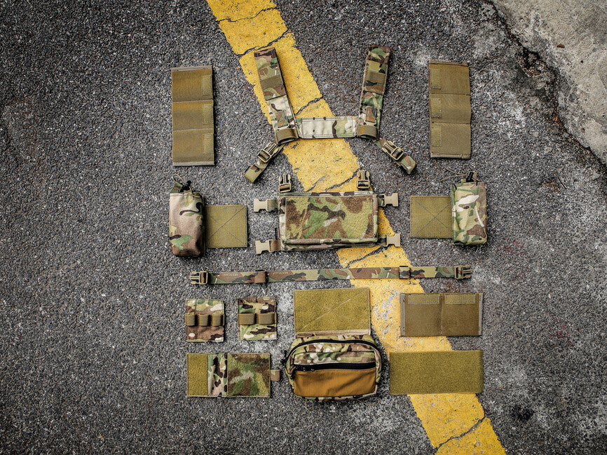 Emersongear Micro Fight Chissis MK3 Chest rig 500D, coyote