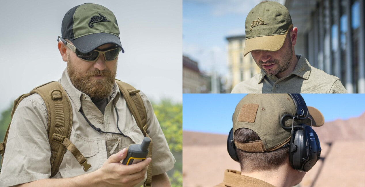 Helikon-Tex PolyCotton Ripstop Cap, Olive Green / Adaptive Green