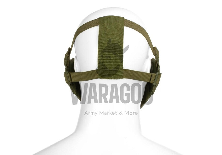 Pirate Arms Warrior Halbmaske für Form, oliv