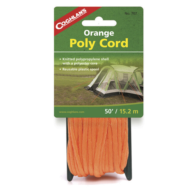 Coghlans Nylon-Seil 6 mm, 15 m orange