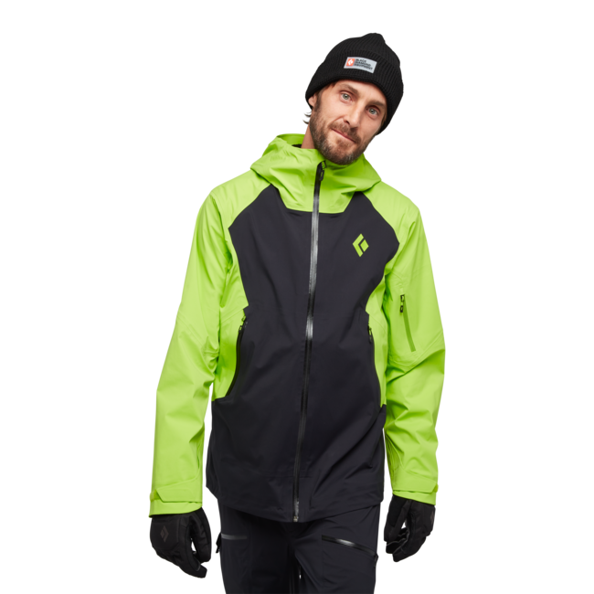 Black Diamond Recon Lt Stretch Shell, schwarz-lindgrün