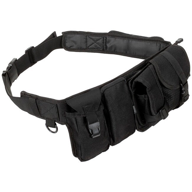 MFH Taktischer Gürtel 6 taschen ca. 5,5 cm schwarz