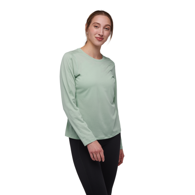 Black Diamond Lightwire Tech herren langarm-T-shirt, schaumstoff grün