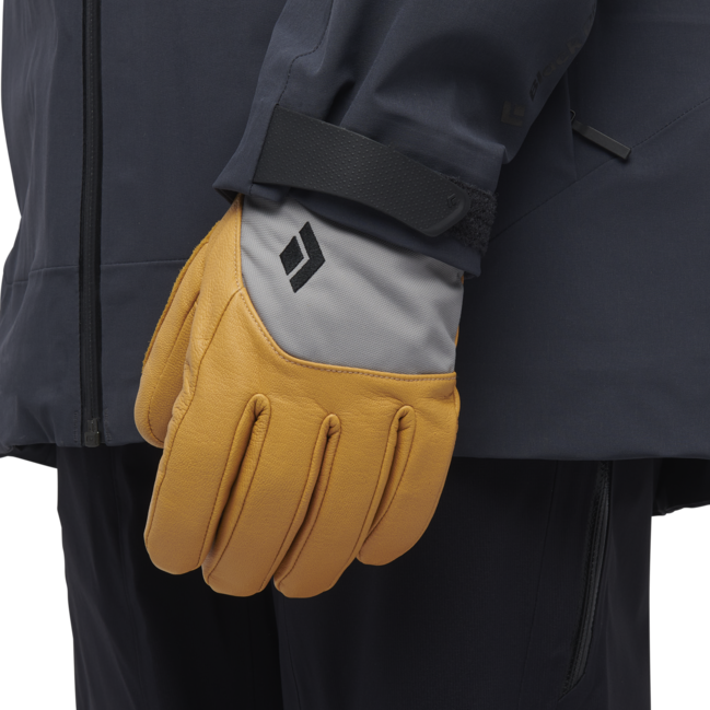 Black Diamond Legend damen-Lederhandschuhe, stahlgrau