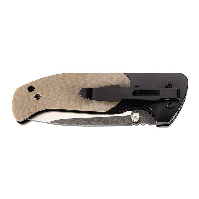 Herbertz TOP-Collection Einhand-taschenmesser 8,5cm, rostfreier Stahl, G10, Sand