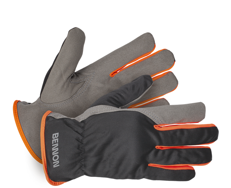 BENNON Carpos schutzhandschuhe, grau/orange