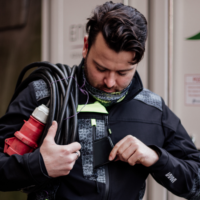 BENNON Predator Work Jacket, Black/Grey