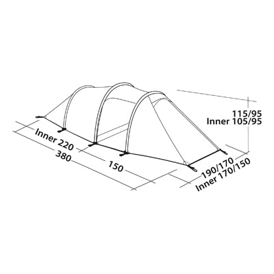 Robens Pioneer EX Zelt für 3 Personen