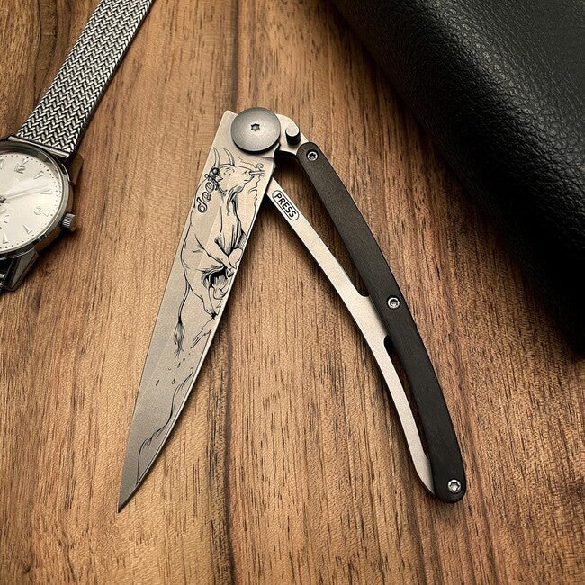 Deejo Tattoo wood schließmesser