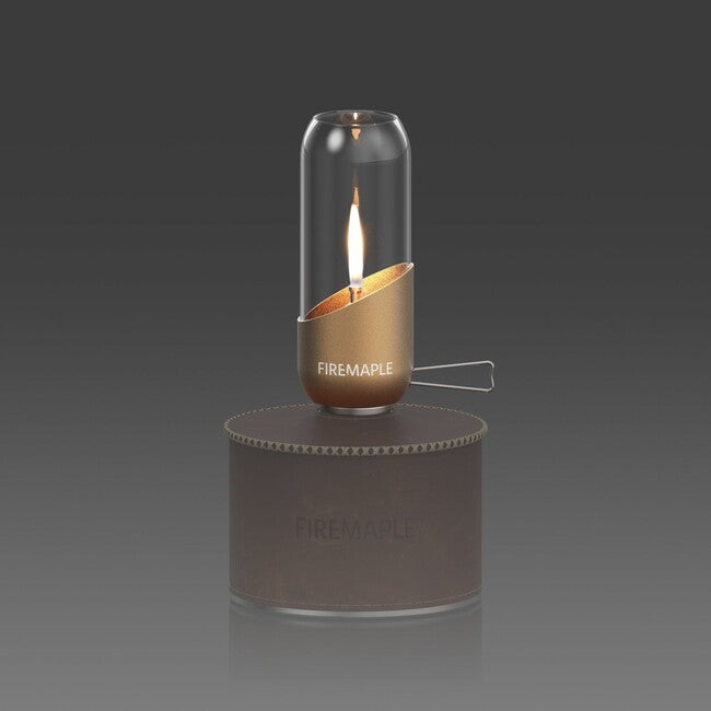 Fire Maple Gaslampe mit Borosilikatglas, orange