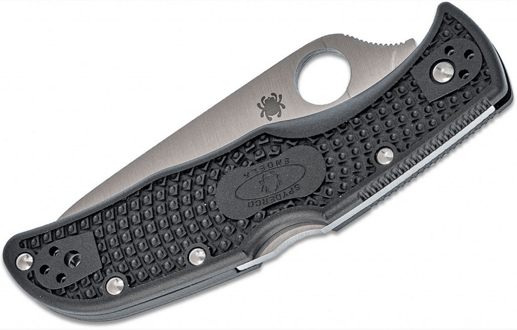Spyderco Endela Lighweight schwarz taschenmesser 8,7cm FRN